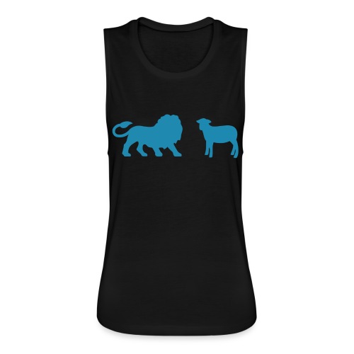 Lion and the Lamb - Women's Flowy Muscle Tank by Bella