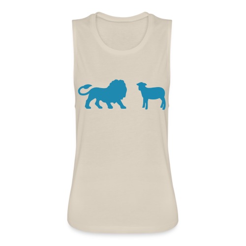 Lion and the Lamb - Women's Flowy Muscle Tank by Bella