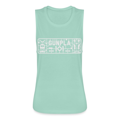 Gunpla 101 Men's T-shirt — Zeta Blue - Women's Flowy Muscle Tank by Bella