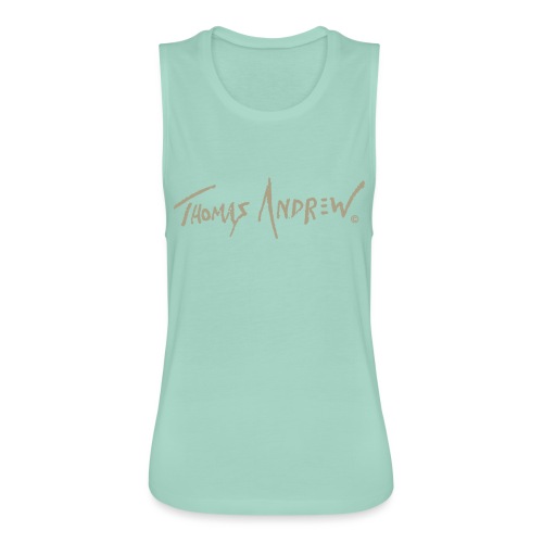 Thomas Andrew Signature_d - Women's Flowy Muscle Tank by Bella