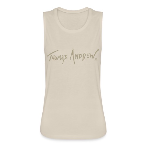 Thomas Andrew Signature_d - Women's Flowy Muscle Tank by Bella