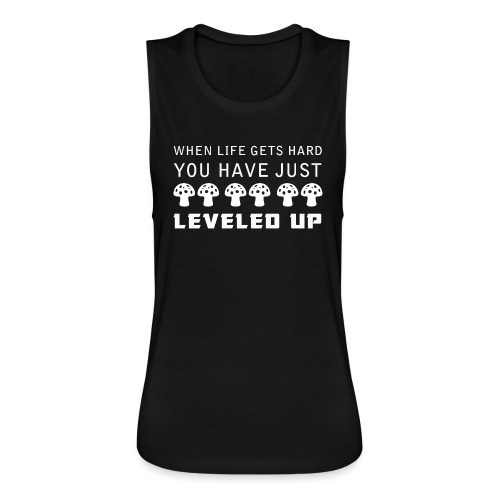 Level Up - Women's Flowy Muscle Tank by Bella