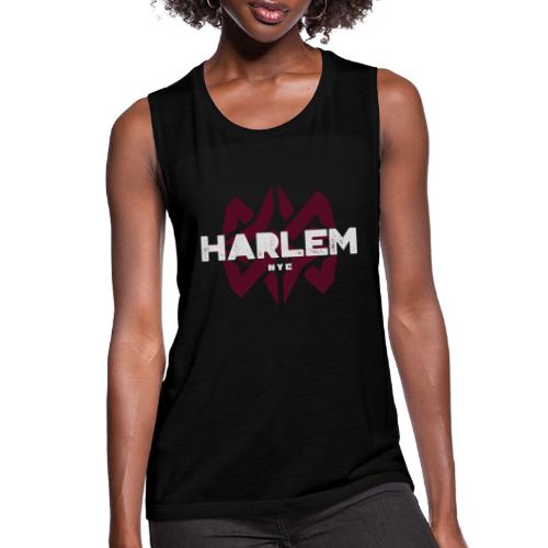 Harlem NYC Abstract Streetwear - Women's Flowy Muscle Tank by Bella