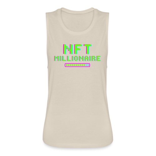 NFT Millionaire Loading Bar Crypto Art - Women's Flowy Muscle Tank by Bella