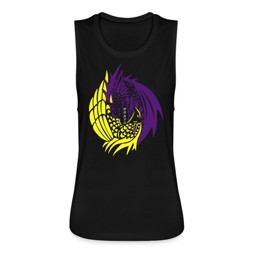 NG Ryu Club Emblem vector graphics - Women's Flowy Muscle Tank by Bella