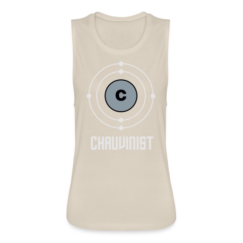 Carbon Chauvinist Electron - Women's Flowy Muscle Tank by Bella
