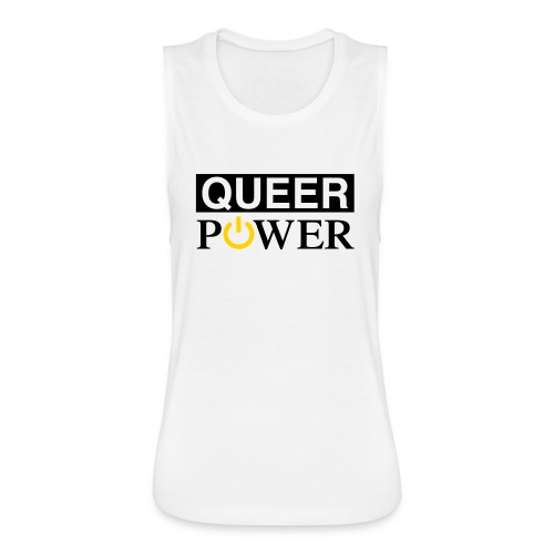 Queer Power T-Shirt 01 - Women's Flowy Muscle Tank by Bella