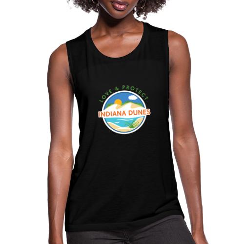 Love & Protect the Indiana Dunes - Women's Flowy Muscle Tank by Bella
