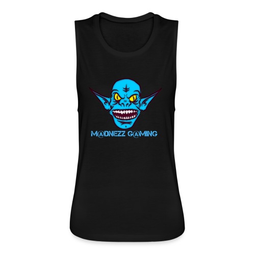 Madnezz Gaming Logo - Women's Flowy Muscle Tank by Bella