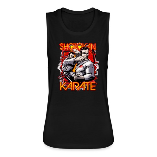 Shotokan Karate shirt - Women's Flowy Muscle Tank by Bella