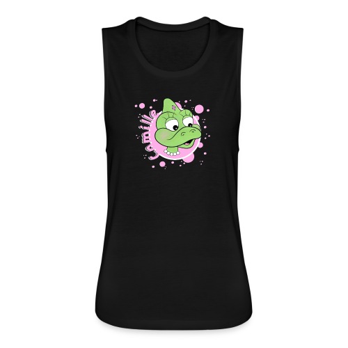 Camille spreadshirt design 01 png - Women's Flowy Muscle Tank by Bella