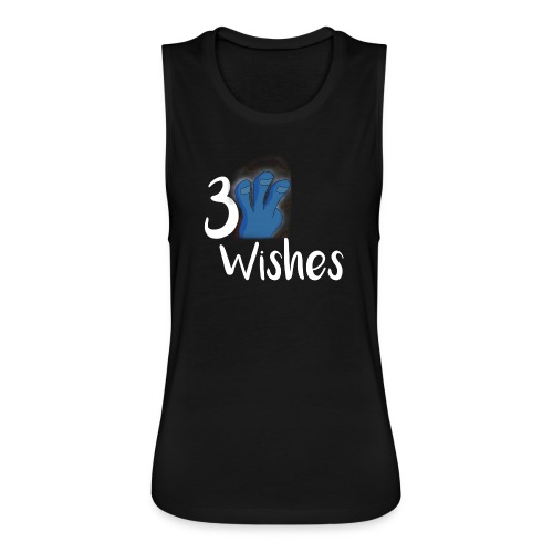 3 Wishes Abstract Design. - Women's Flowy Muscle Tank by Bella