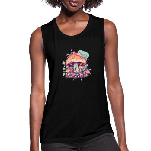 The Mushroom Collective - Women's Flowy Muscle Tank by Bella