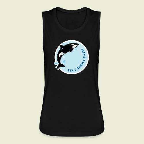 Gladis, The Orca - Women's Flowy Muscle Tank by Bella