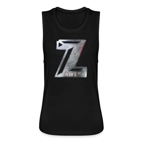 Zawles - metal logo - Women's Flowy Muscle Tank by Bella
