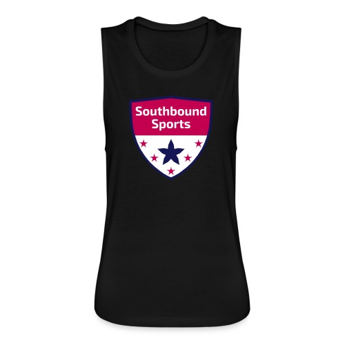 Southbound Sports Crest Logo - Women's Flowy Muscle Tank by Bella