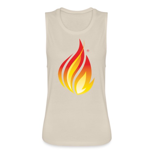 HL7 FHIR Flame Logo - Women's Flowy Muscle Tank by Bella