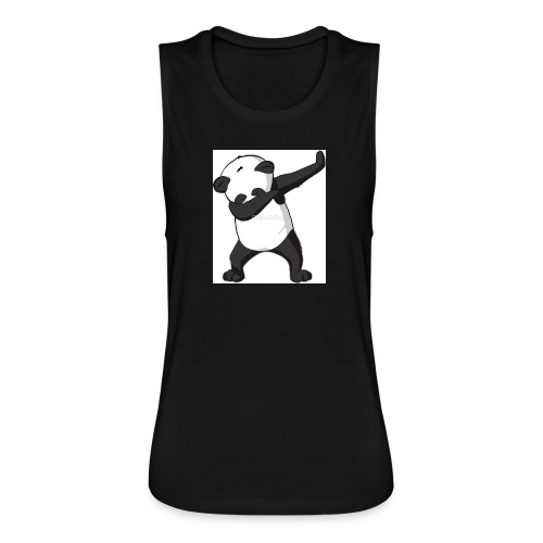 savage panda hoodie - Women's Flowy Muscle Tank by Bella