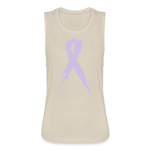 awareness_ribbon - Women's Flowy Muscle Tank by Bella