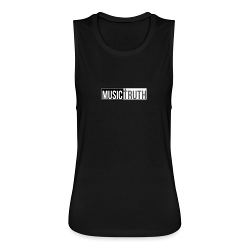 MusicTruth Shirt Logo Horz - Women's Flowy Muscle Tank by Bella