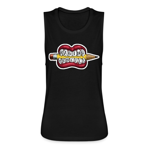 Raging Pencils Bargain Basement logo t-shirt - Women's Flowy Muscle Tank by Bella