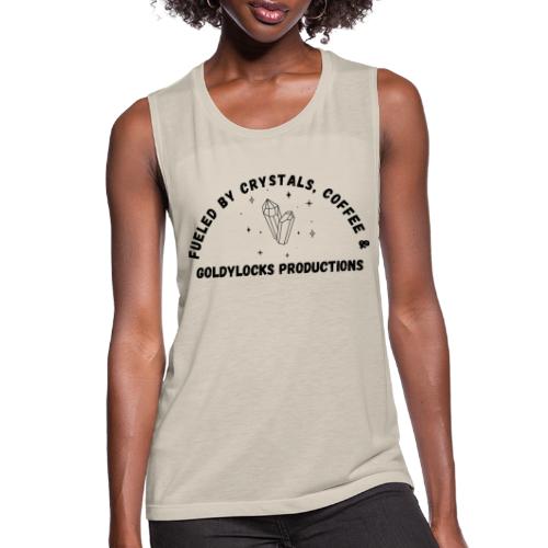 Fueled by Crystals Coffee and GP - Women's Flowy Muscle Tank by Bella