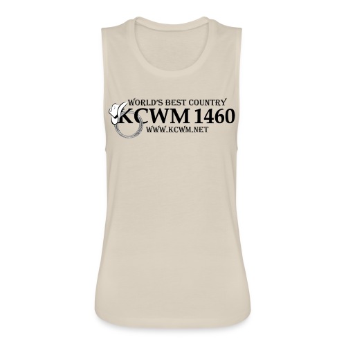KCWM Logo - Women's Flowy Muscle Tank by Bella