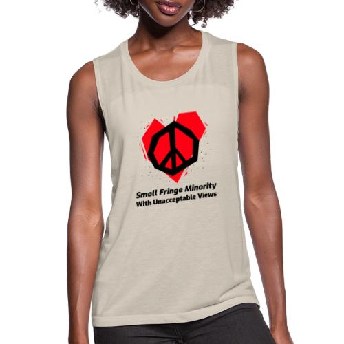 We Are a Small Fringe Canadian - Women's Flowy Muscle Tank by Bella