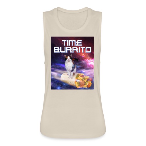 Time Burrito - Women's Flowy Muscle Tank by Bella