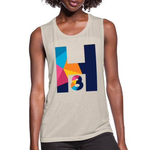 Hilllary 8ight multiple colors design - Women's Flowy Muscle Tank by Bella