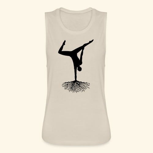 Root and Branch Handstand - Women's Flowy Muscle Tank by Bella