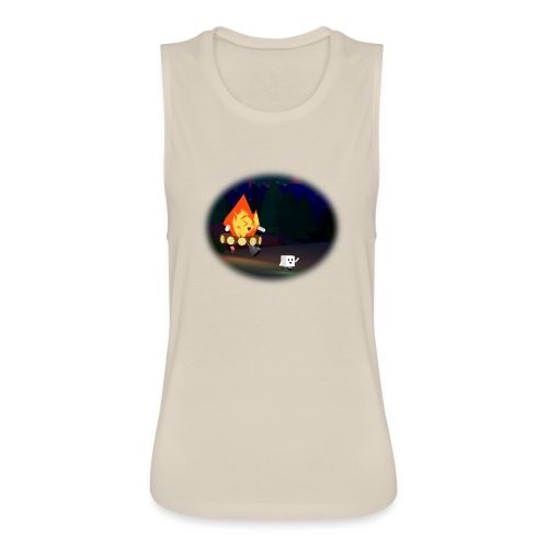'Round the Campfire - Women's Flowy Muscle Tank by Bella