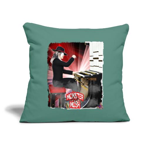 Monster Mosh Phantom Organist - Throw Pillow Cover 17.5” x 17.5”