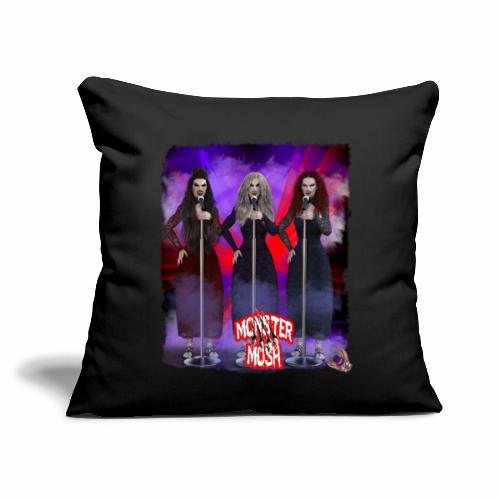 Monster Mosh Dracs Brides Backing Vocals - Throw Pillow Cover 17.5” x 17.5”