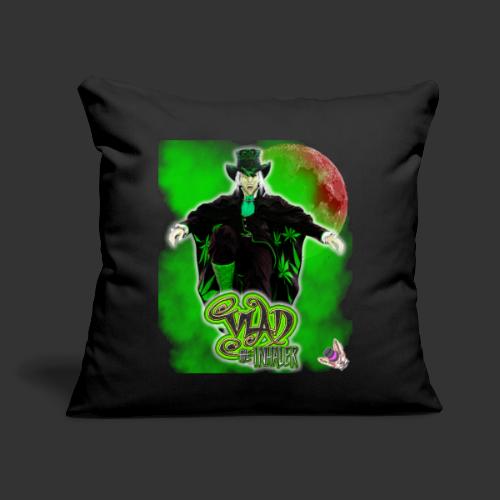 Vlad The Inhaler Green Smoke Clouds - Throw Pillow Cover 17.5” x 17.5”