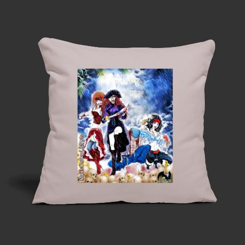 Classic Style Vampire Anime Pirates 2022 Update - Throw Pillow Cover 17.5” x 17.5”
