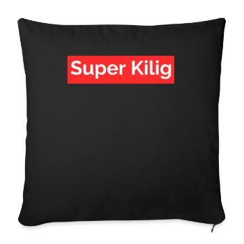 Born in 1971 Year of Birth Birthday - Throw Pillow Cover 17.5” x 17.5” - black - Front
