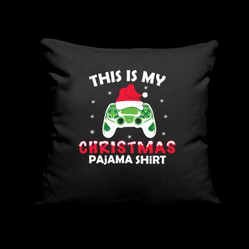 Christmas Gamer Pajama - Throw Pillow Cover 17.5” x 17.5”