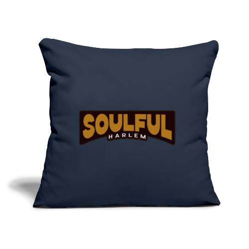 SOULFUL HARLEM - Throw Pillow Cover 17.5” x 17.5”