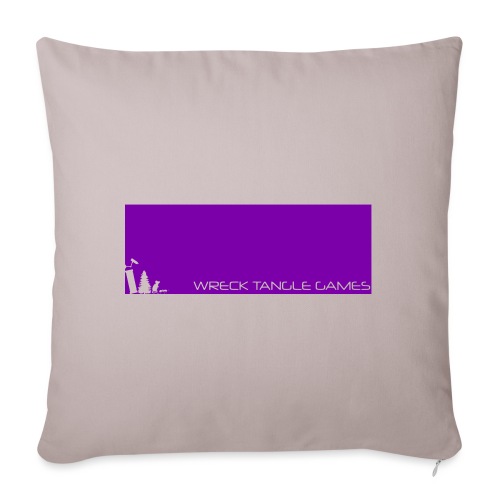 Wreck Tangle Games - Logo - Throw Pillow Cover 17.5” x 17.5”