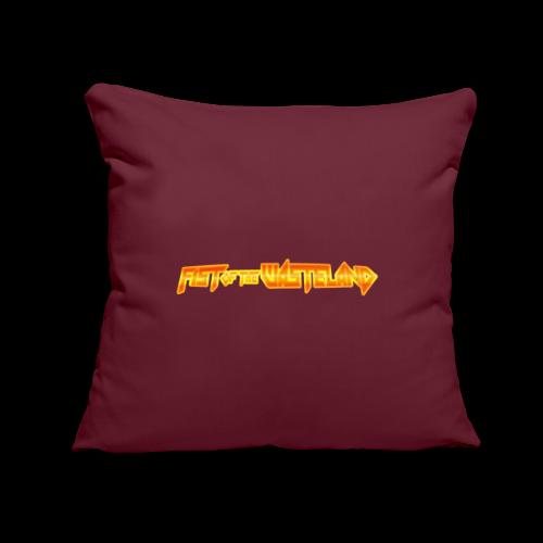 Fist of the Wasteland Logo - Throw Pillow Cover 17.5” x 17.5”