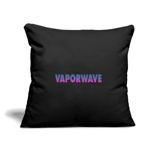 Vaporwave Wave - Throw Pillow Cover 17.5” x 17.5”