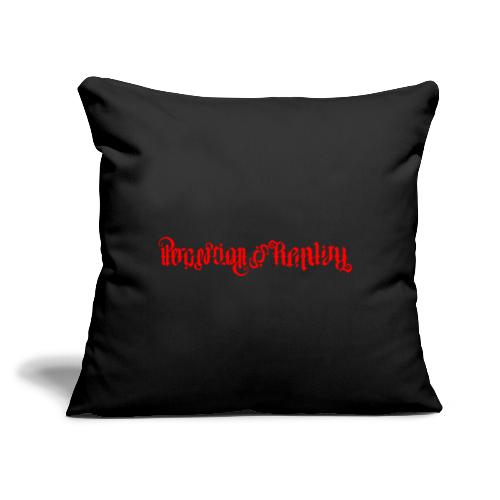 Perception is reality Abigram - Throw Pillow Cover 17.5” x 17.5”
