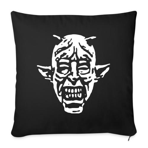 Devil Face - Throw Pillow Cover 17.5” x 17.5”