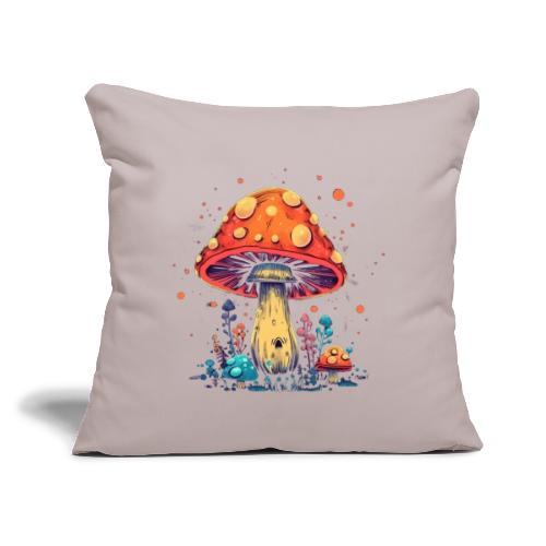 Fungus Amongus - Throw Pillow Cover 17.5” x 17.5”