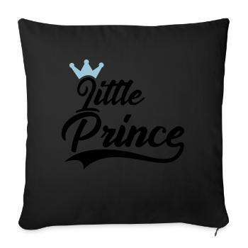 baby boy - Throw Pillow Cover 17.5” x 17.5” - black - Front