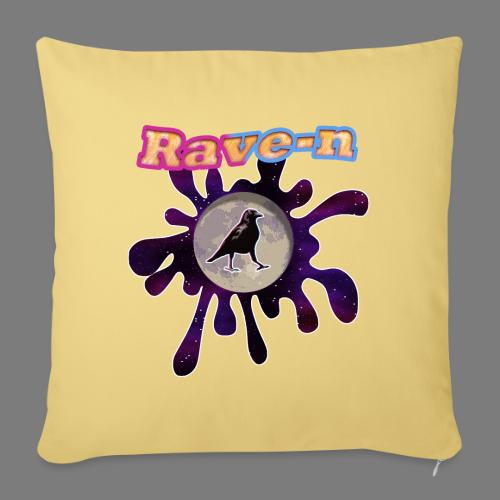 Moonshine rave -n- - Throw Pillow Cover 17.5” x 17.5”