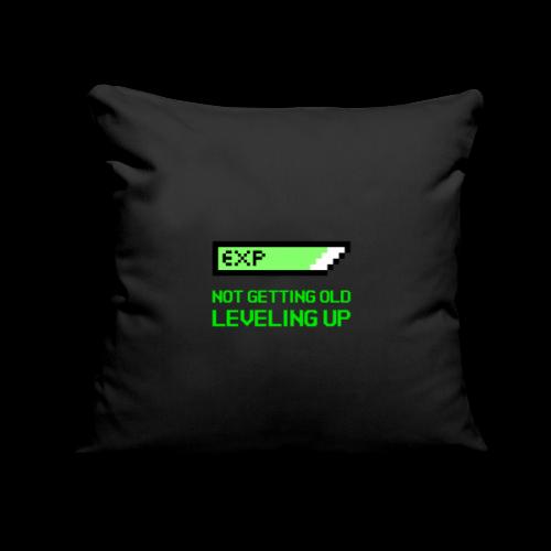 Not Getting Old - Leveling Up - Throw Pillow Cover 17.5” x 17.5”