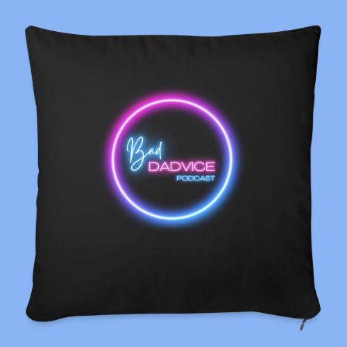 Bad Dadvice Logo - Throw Pillow Cover 17.5” x 17.5”