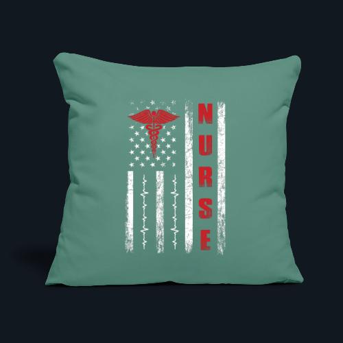 American Nurse - Throw Pillow Cover 17.5” x 17.5”